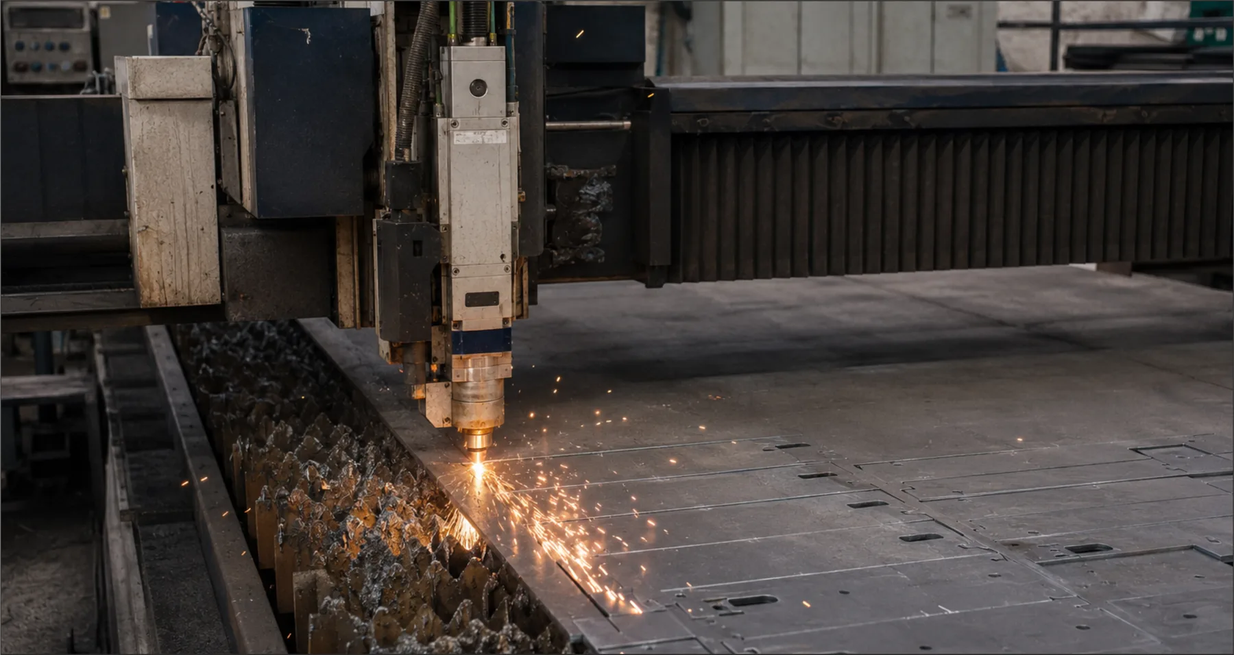 Fiber lazer ile metal kesim